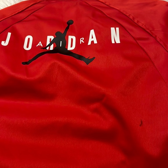 Kids Red Michael Jordan Bomber Coat - Picture 12 of 16
